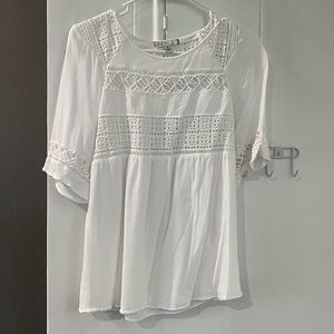 Pale sky blouse